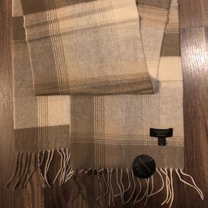 100% Cashmere Scarf Luxury Charter Club